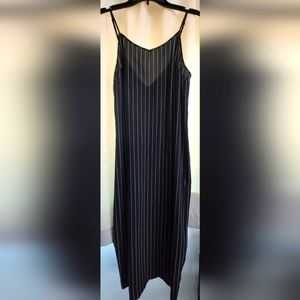 Express Pin-Stripe Slip Dress